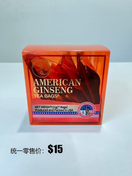 美国西洋参参农协会 西洋参袋泡茶 Ginseng Tea bag - 3g x7