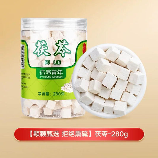 北京同仁堂 Tong Ren Tang|造养青年 茯苓 280g Poria|祛湿健脾 安神养心|搭配广泛 泡水煲汤皆宜