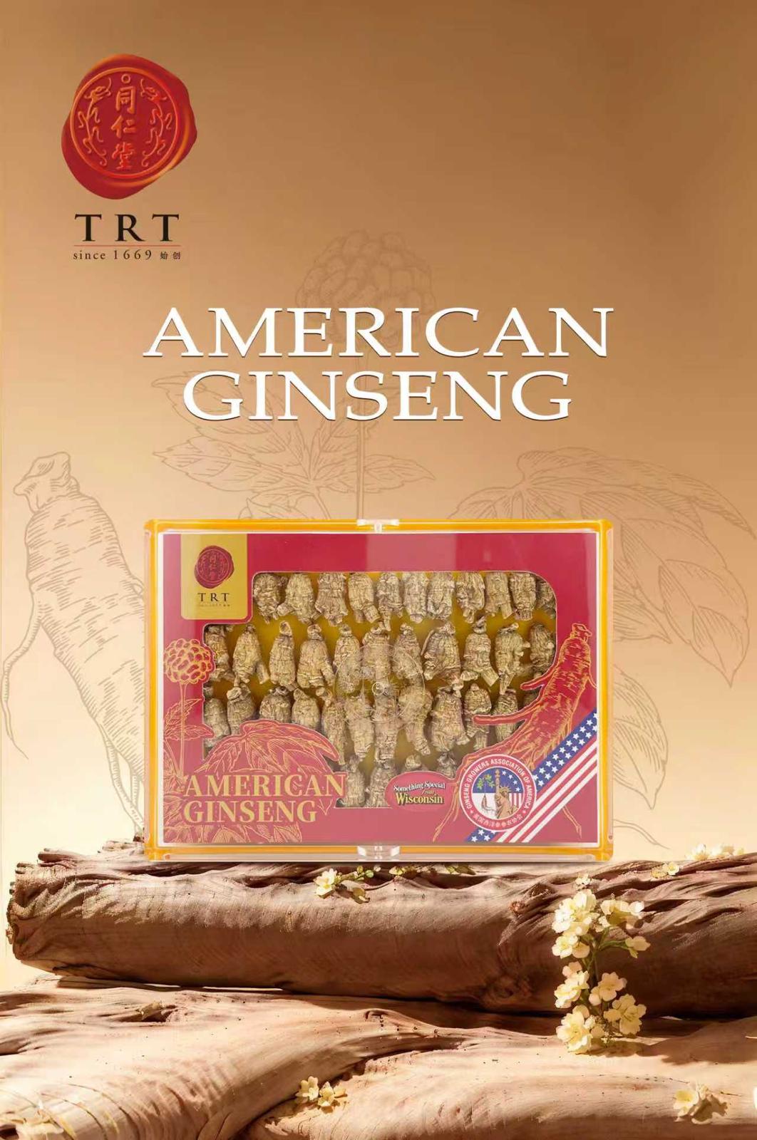 北京同仁堂美国威州花旗参 小泡面礼盒 120g TRT American Wisconsin Ginseng Small Pearl Roots Gift Set 120g