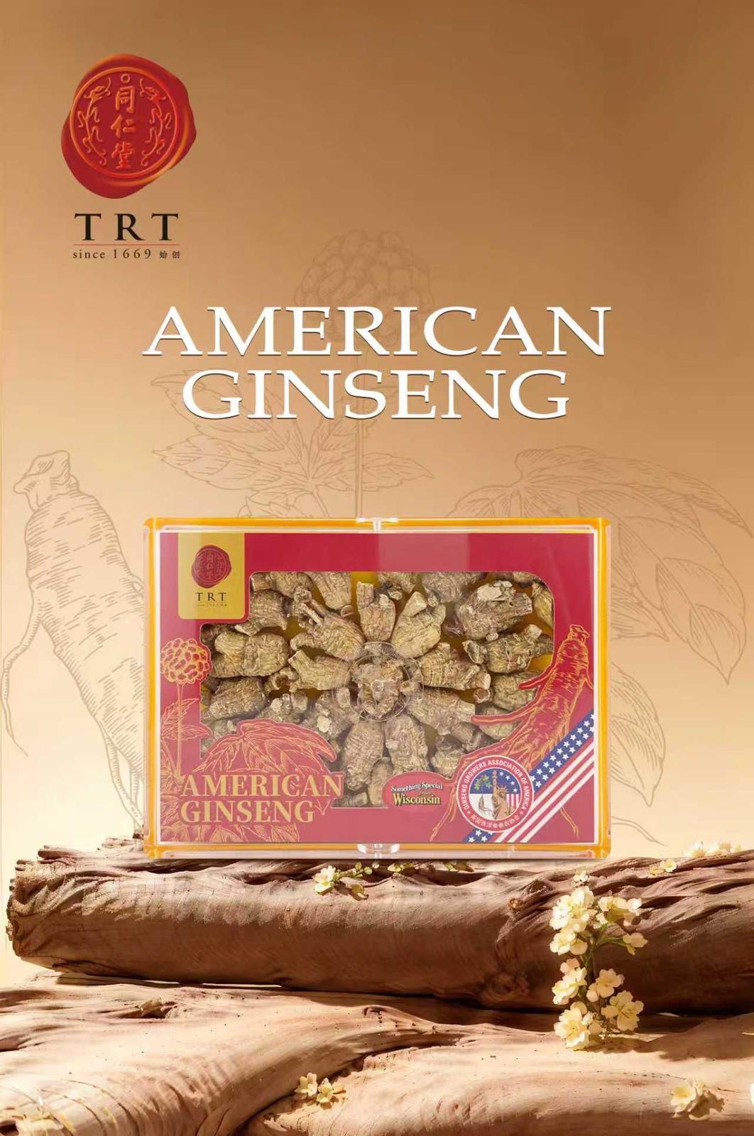 北京同仁堂美国威州花旗参 中泡面礼盒 180g TRT American Wisconsin Ginseng Medium Pearl Roots Gift Set 180g