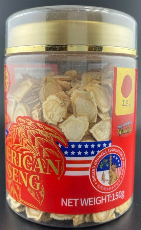 北京同仁堂美国威州花旗参 参片-2# 150g TRT American Wisconsin Ginseng Slices- 2# 150g