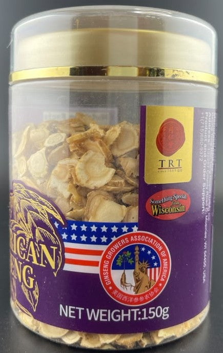 北京同仁堂美国威州花旗参 参片-4# 150g TRT American Wisconsin Ginseng Slices- 4# 150g
