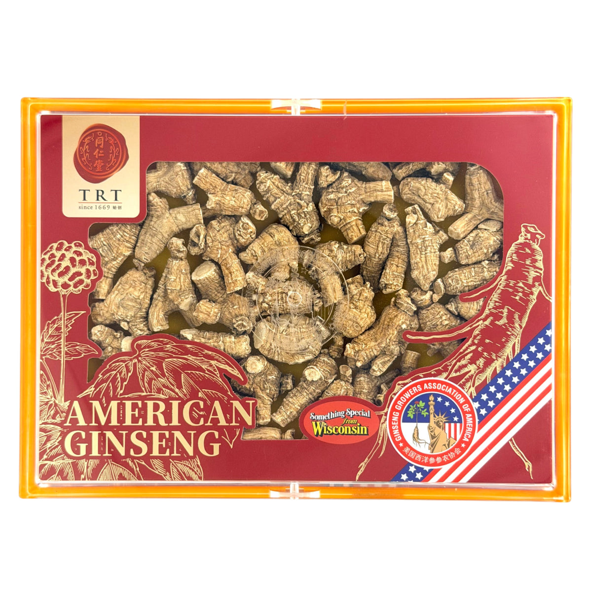 北京同仁堂美国威州花旗参 小泡参礼盒 100g TRT American Wisconsin Ginseng Small Short Roots Gift Set 100g
