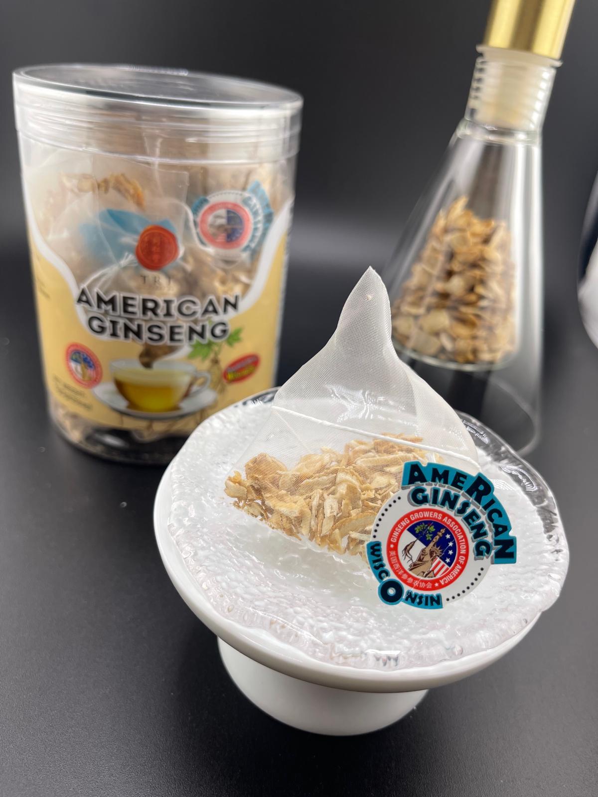 北京同仁堂美国威州花旗参 参片袋泡茶 75g (3g x25 袋) TRT American Wisconsin Ginseng Slices Tea Bags 75g (3g x25 bags)