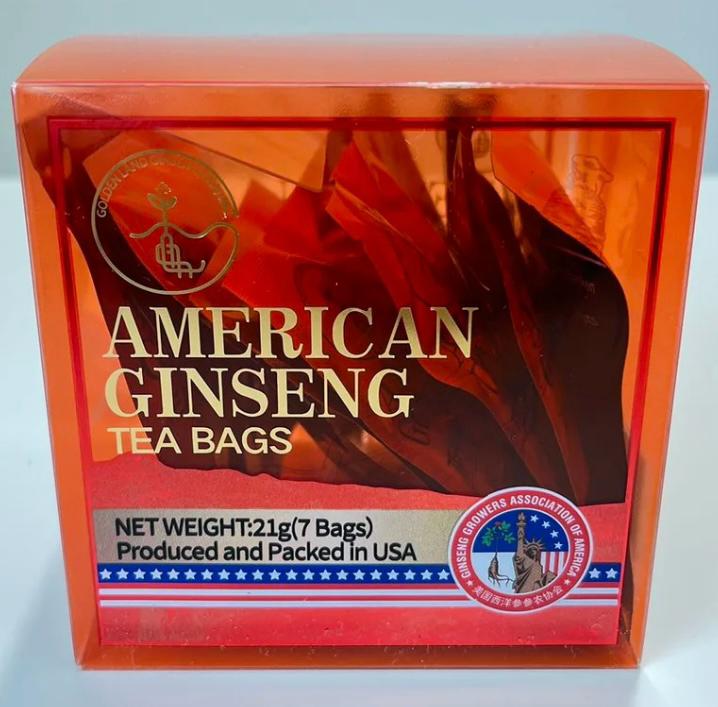 美国西洋参参农协会 西洋参袋泡茶 Ginseng Tea bag - 3g x7