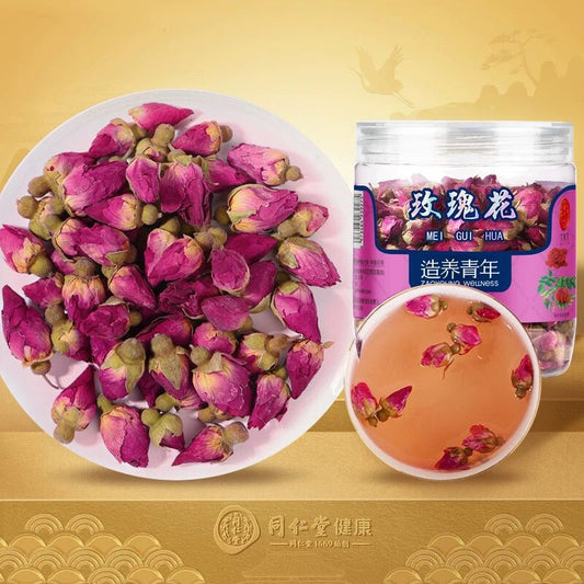 北京同仁堂 Tong Ren Tang｜造养青年 玫瑰花 80g Dried Rose｜低温烘干 保留花香｜泡茶煮饮 美颜润养